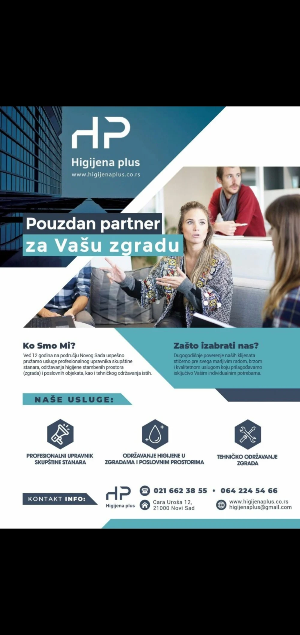 HIGIJENA PLUS PROFESIONALNI UPRAVNIK NOVI SAD