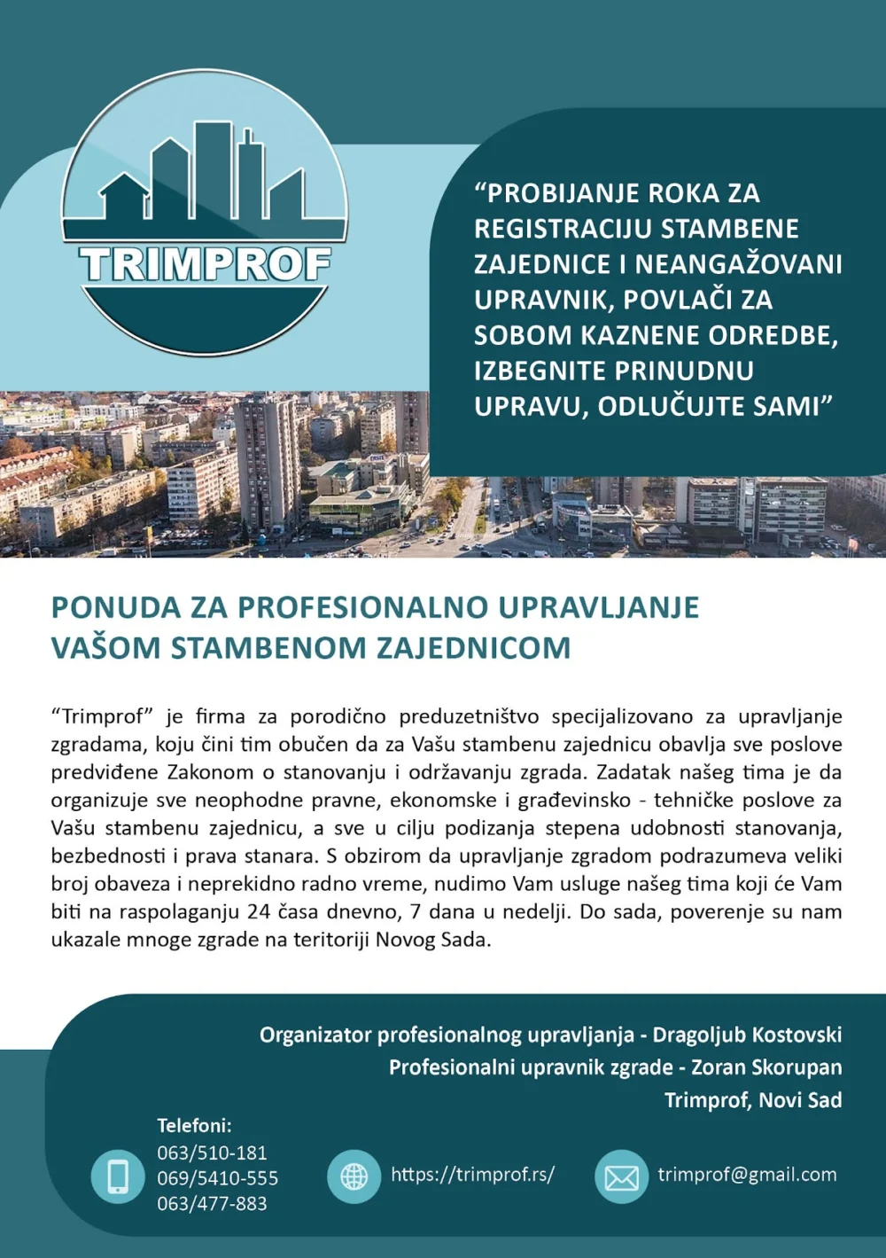 Profesionalni upravnik "Trimprof"